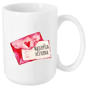 Hrnček Najlepšia učiteľka - prianie