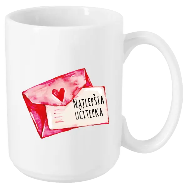 Hrnček Najlepšia učiteľka - prianie