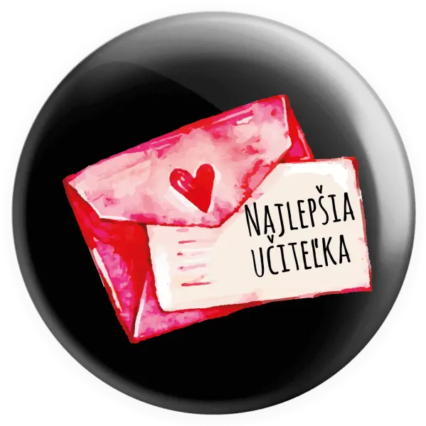 Placka Najlepšia učiteľka - prianie