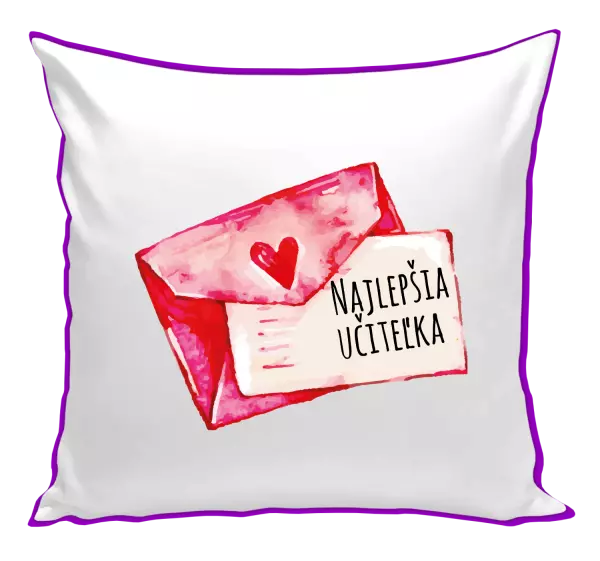 Vankúš Najlepšia učiteľka - prianie
