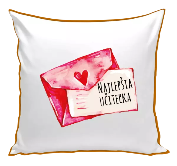 Vankúš Najlepšia učiteľka - prianie