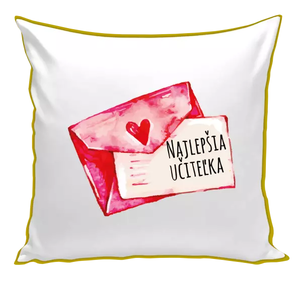 Vankúš Najlepšia učiteľka - prianie