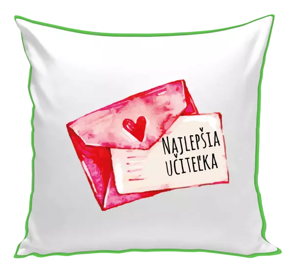 Vankúš Najlepšia učiteľka - prianie