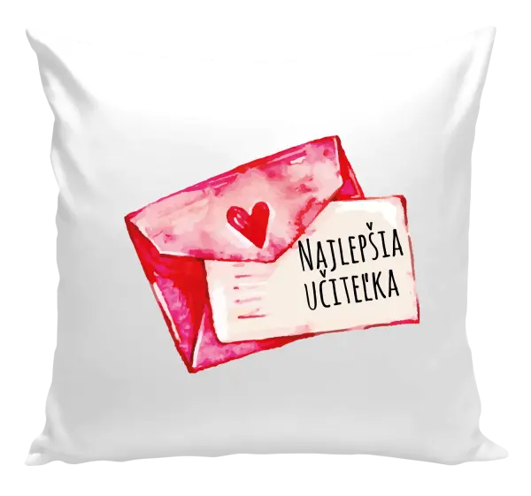 Vankúš Najlepšia učiteľka - prianie