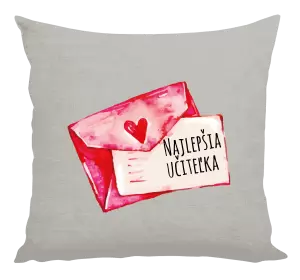 Vankúš Najlepšia učiteľka - prianie