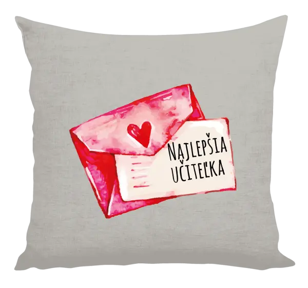 Vankúš Najlepšia učiteľka - prianie