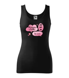 Dámske tielko Najlepšia učiteľka na svete 