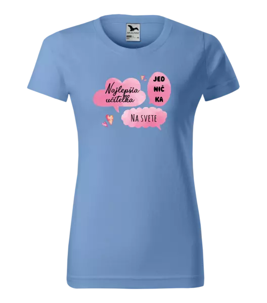 Dámske tričko Najlepšia učiteľka na svete 