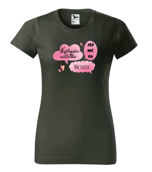 Dámske tričko Najlepšia učiteľka na svete 