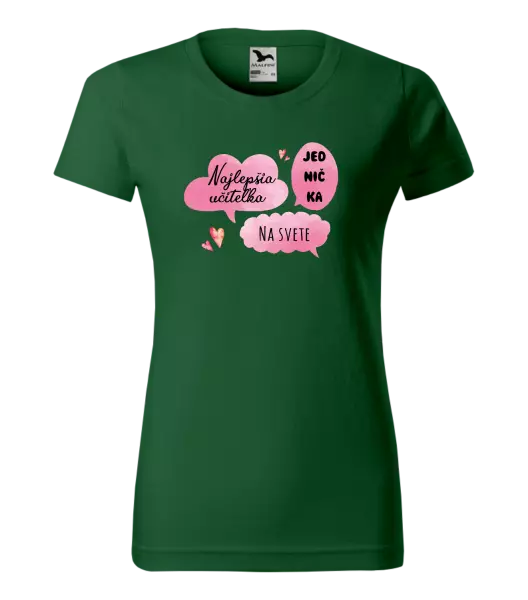 Dámske tričko Najlepšia učiteľka na svete 