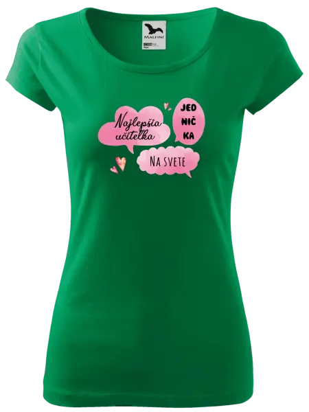 Dámske tričko Najlepšia učiteľka na svete 