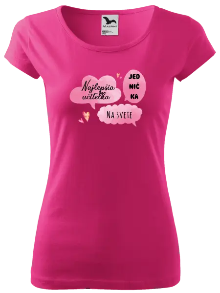 Dámske tričko Najlepšia učiteľka na svete 