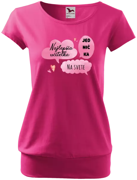 Dámske tričko Najlepšia učiteľka na svete 