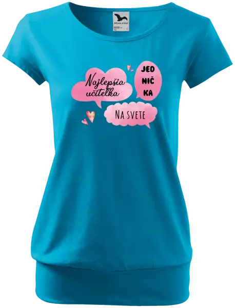 Dámske tričko Najlepšia učiteľka na svete 