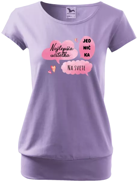 Dámske tričko Najlepšia učiteľka na svete 
