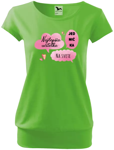 Dámske tričko Najlepšia učiteľka na svete 