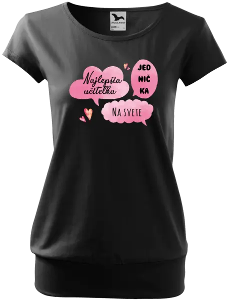 Dámske tričko Najlepšia učiteľka na svete 