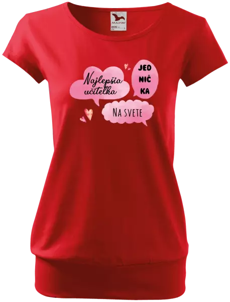 Dámske tričko Najlepšia učiteľka na svete 