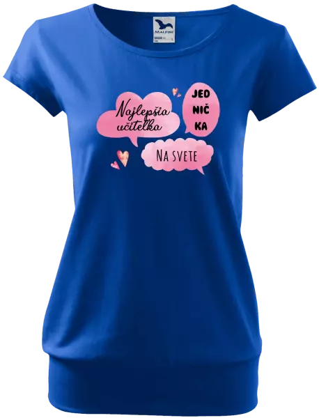 Dámske tričko Najlepšia učiteľka na svete 