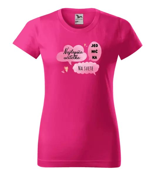 Dámske tričko Najlepšia učiteľka na svete 