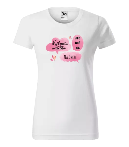 Dámske tričko Najlepšia učiteľka na svete 