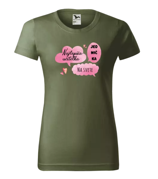 Dámske tričko Najlepšia učiteľka na svete 
