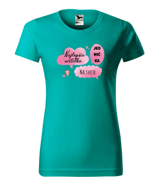 Dámske tričko Najlepšia učiteľka na svete 