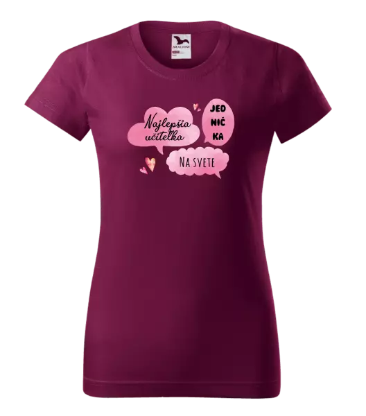 Dámske tričko Najlepšia učiteľka na svete 