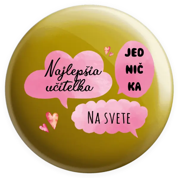 Placka Najlepšia učiteľka na svete 