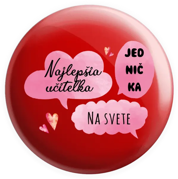 Placka Najlepšia učiteľka na svete 