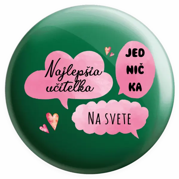 Placka Najlepšia učiteľka na svete 