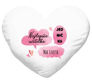Vankúš Najlepšia učiteľka na svete 
