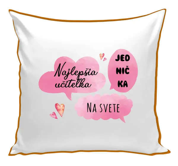 Vankúš Najlepšia učiteľka na svete 