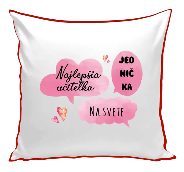 Vankúš Najlepšia učiteľka na svete 
