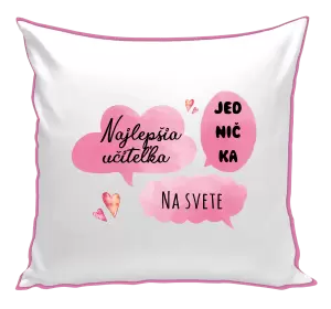 Vankúš Najlepšia učiteľka na svete 