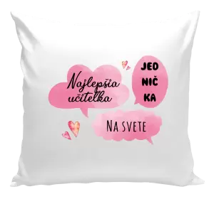 Vankúš Najlepšia učiteľka na svete 