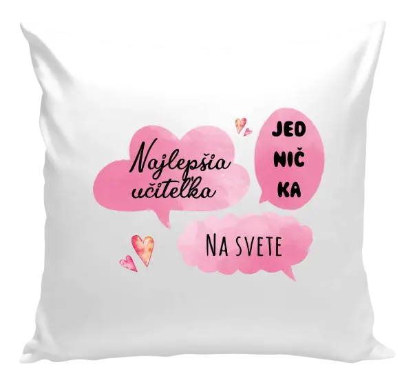Vankúš Najlepšia učiteľka na svete 