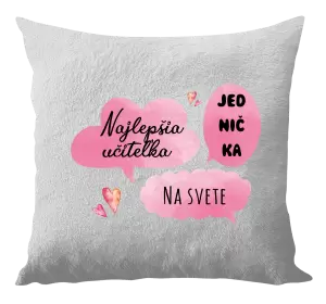 Vankúš Najlepšia učiteľka na svete 