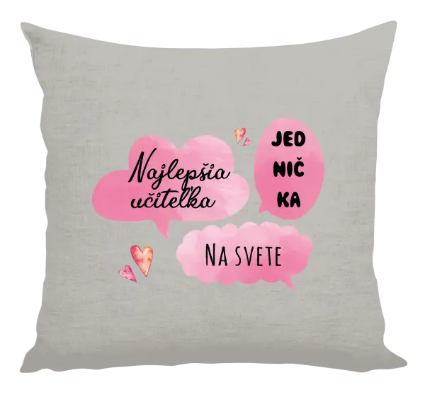 Vankúš Najlepšia učiteľka na svete 