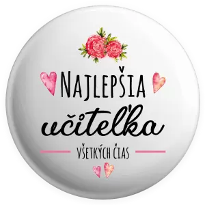 Placka Najlepšia učiteľka všetkých čias