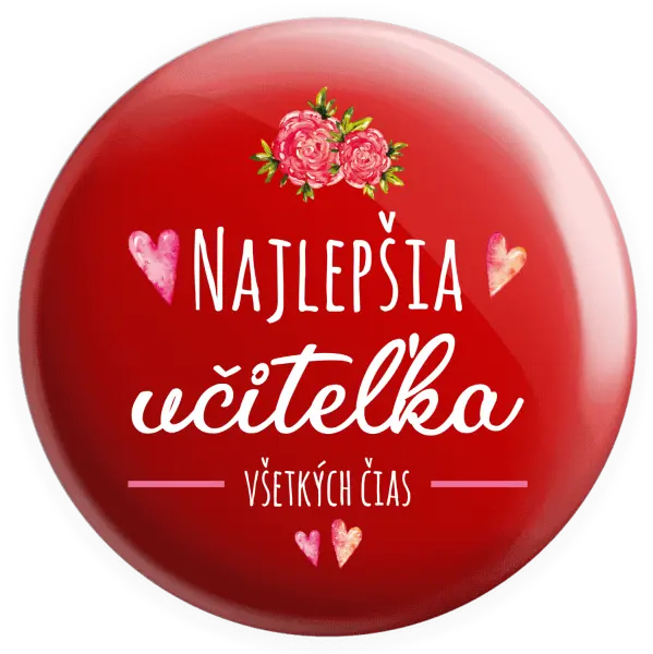 Placka Najlepšia učiteľka všetkých čias