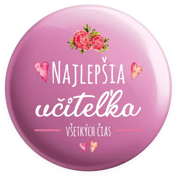 Placka Najlepšia učiteľka všetkých čias