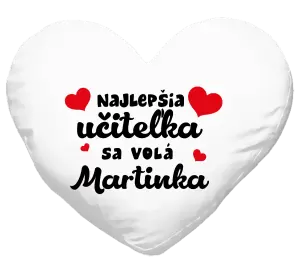 Vankúš Najlepšia učiteľka sa volá - meno