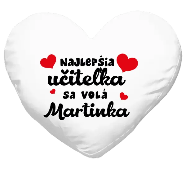 Vankúš Najlepšia učiteľka sa volá - meno