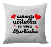 Vankúš Najlepšia učiteľka sa volá - meno