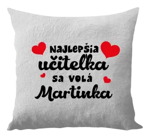 Vankúš Najlepšia učiteľka sa volá - meno