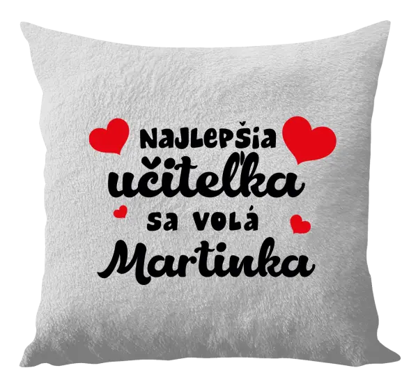 Vankúš Najlepšia učiteľka sa volá - meno