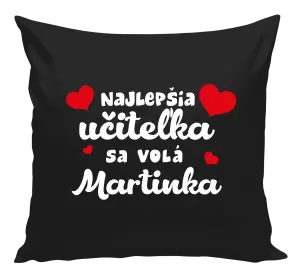 Vankúš Najlepšia učiteľka sa volá - meno