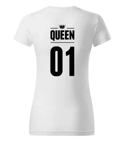Dámské tričko Queen s vlastním číslem