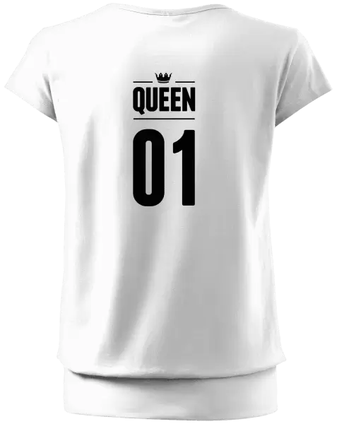 Dámské tričko Queen s vlastním číslem